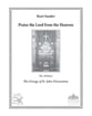 Praise the Lord from the Heavens SATB choral sheet music cover